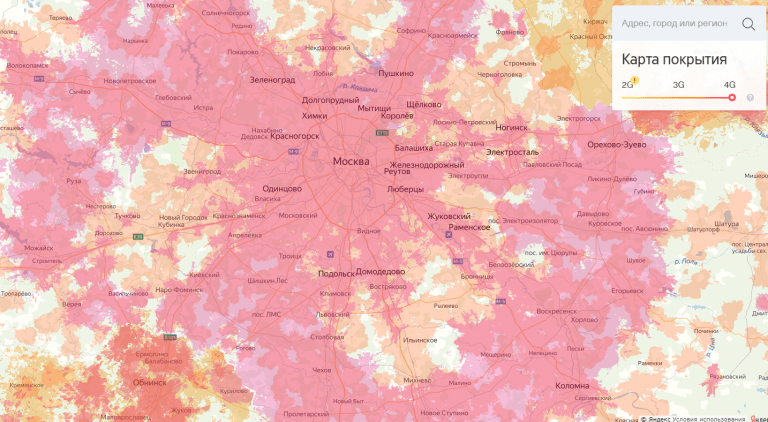 Мир телеком карта покрытия