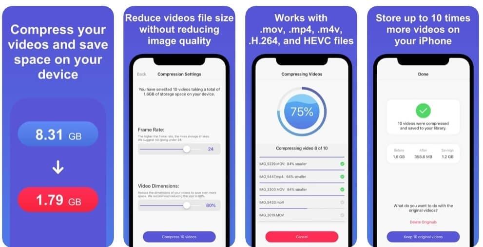 Compress Videos & Resize Videos App 