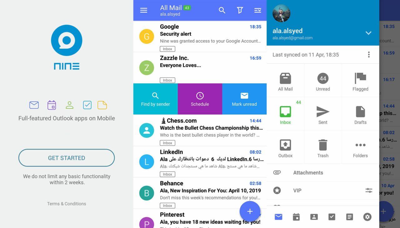Download Nine Email & Calendar latest version for Android free