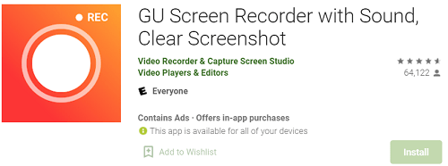 Gu Screen Recorder: Лучший рекордер с сжатием и преобразованием
