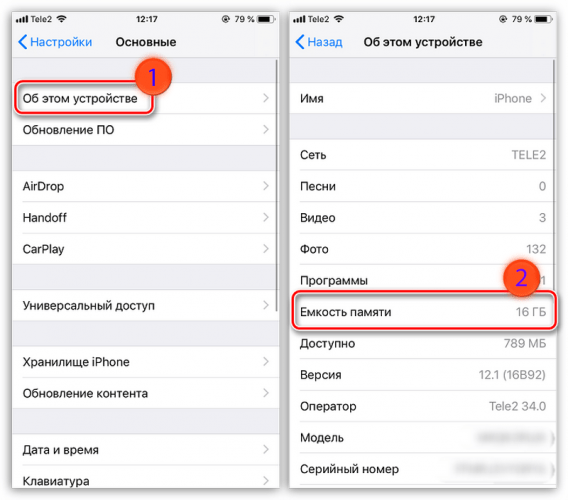 Сколько памяти занимает ios 15