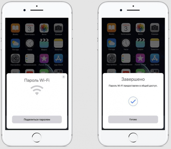 Как поделиться паролем от wifi на айфоне