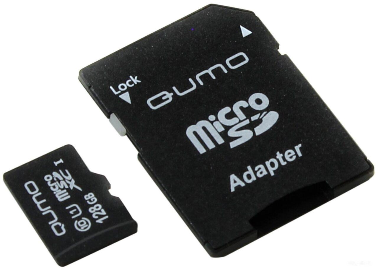 Карта памяти Qumo microSDXC class 10 UHS Class 1 + SD adapter — купить по низкой цене в интернет-магазине — Яндекс Маркет