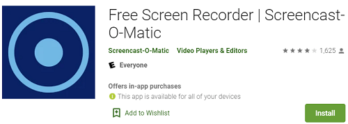 Screencast-O-Matic: программа для записи экрана телефона