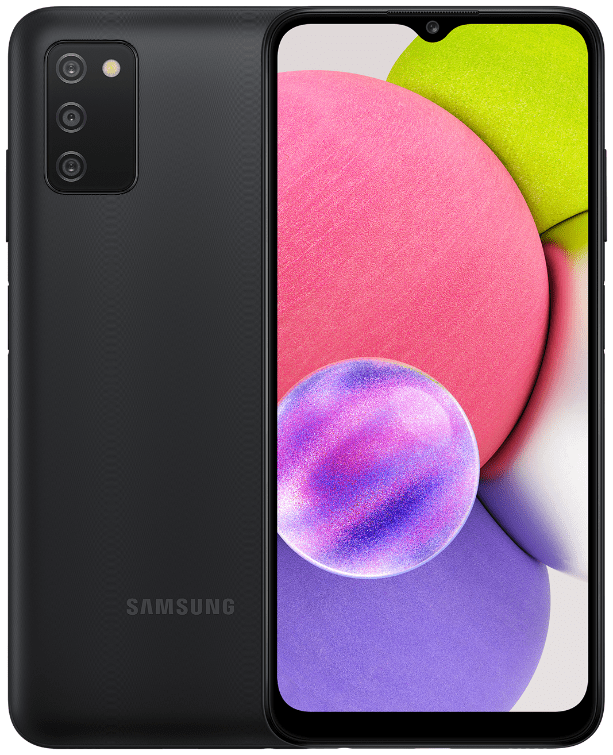 Смартфон Samsung Galaxy A03s 3/32 ГБ RU, черный