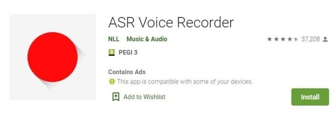Vocie Recorder App for Android - ASR Voice Recorder